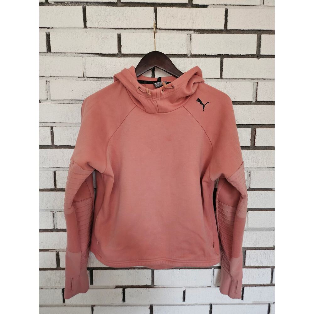 Women's Puma Pink Hoodie - Size Large - Sporty Style86